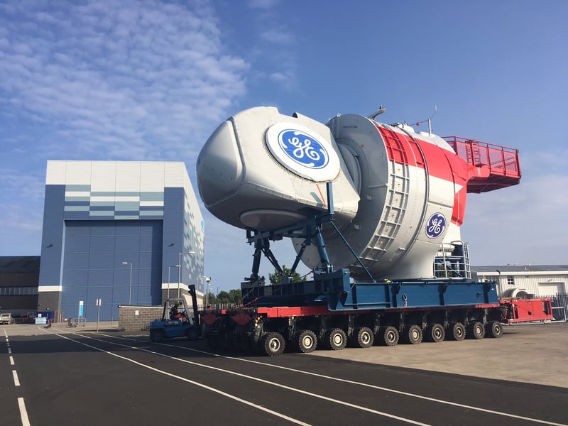 GE nacelle and the 15MW